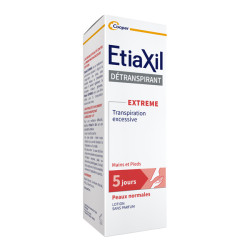 Etiaxil Détranspirant - pieds peaux normales 100ml