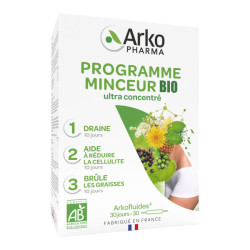 Arkopharma arkofluides programme minceur bio 30 ampoules
