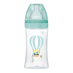 Dodie Biberon Sensation+ Anti-Colique air 0-6 mois tétine plate débit 2 - 270ml